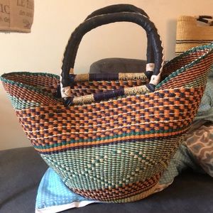 COPY - Handwoven U shopper bag